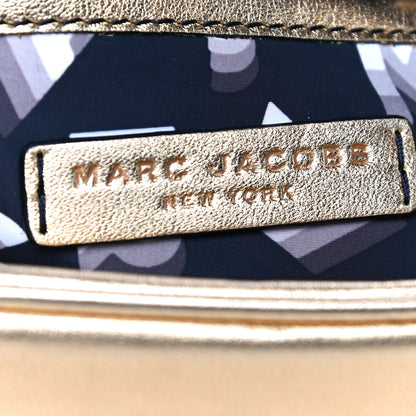 Marc Jacobs Metallic Calfskin The Flash Crossbody Gold 13 of 15