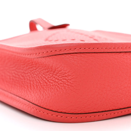 Hermes Taurillon Clemence Evelyne TPM Rouge Pivoine 9 of 13