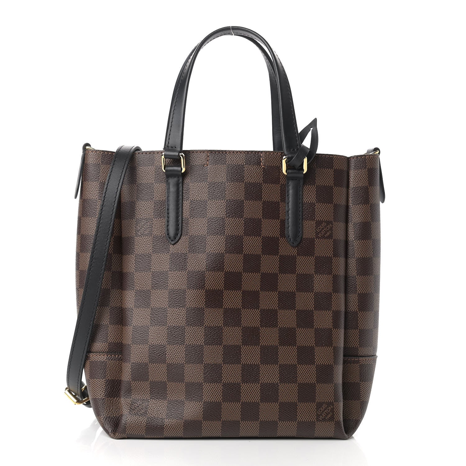 Louis Vuitton Damier Ebene Belmont PM Black 3 of 10