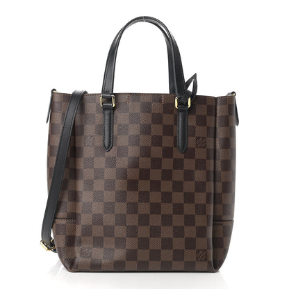 Louis Vuitton Damier Ebene Belmont PM Black 3 of 10
