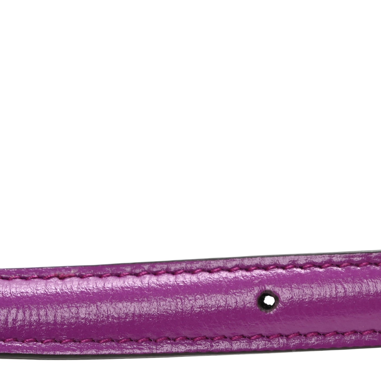 Efesto Leather Womens Horsebit 15/23mm Belt 75 30 Purple