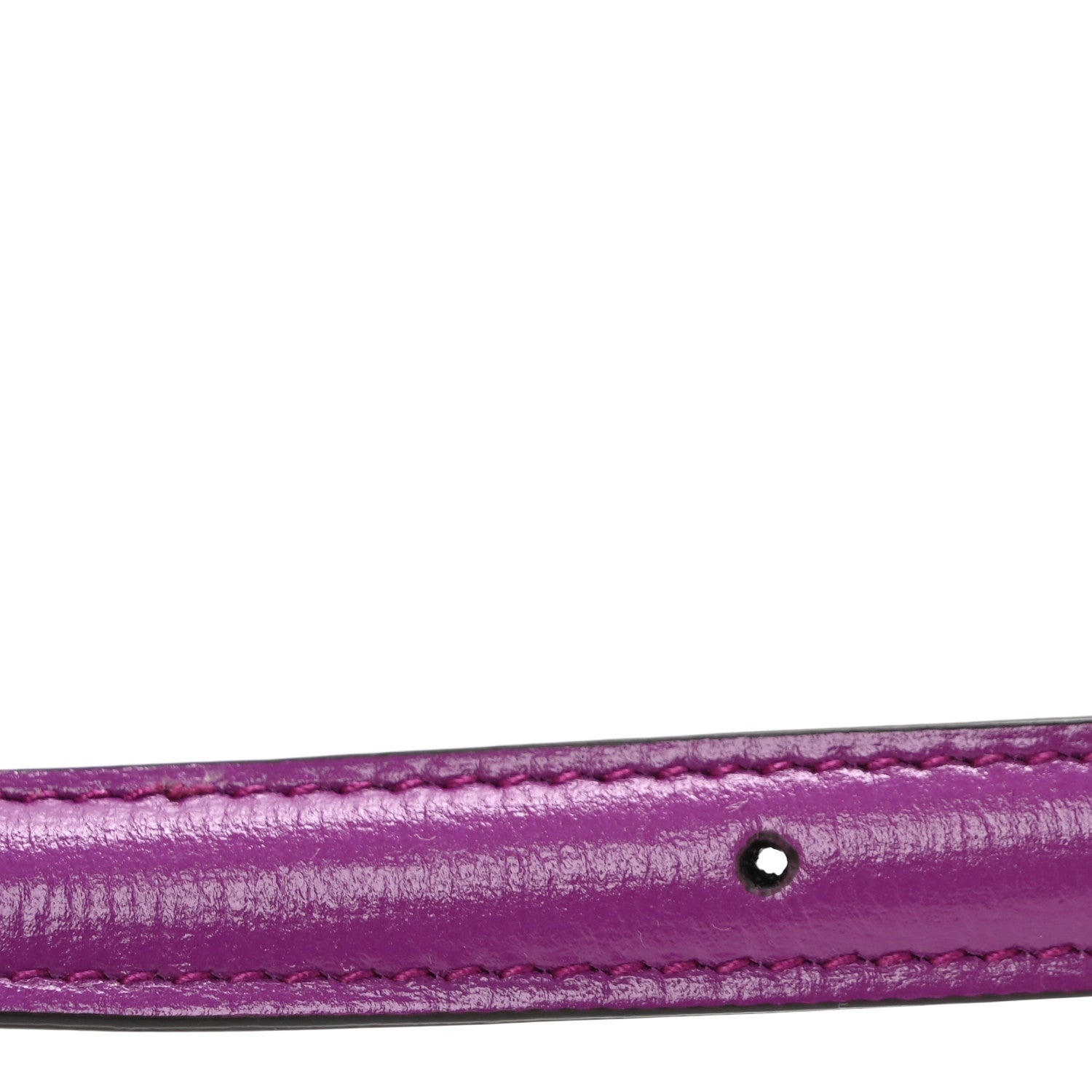 Gucci Efesto Leather Womens Horsebit 15/23mm Belt 75 30 Purple 4 of 5