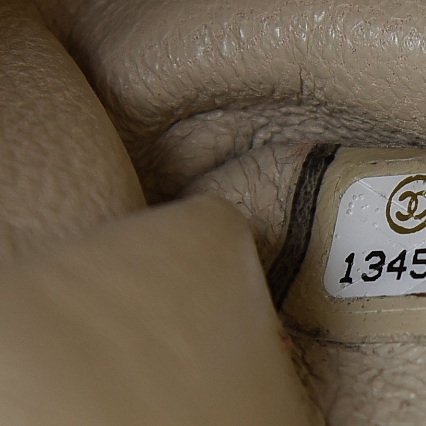 Aged Calfskin Quilted 2.55 Reissue 227 Flap Beige