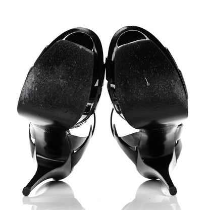 Saint Laurent Patent Tribute 105 Platform Sandals 41 Black 4 of 6