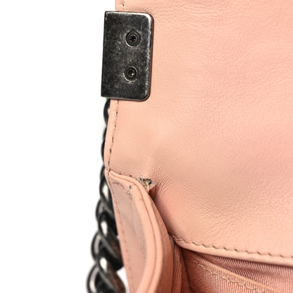 Chanel Lambskin Quilted Small Boy Flap Light Pink 11 of 12