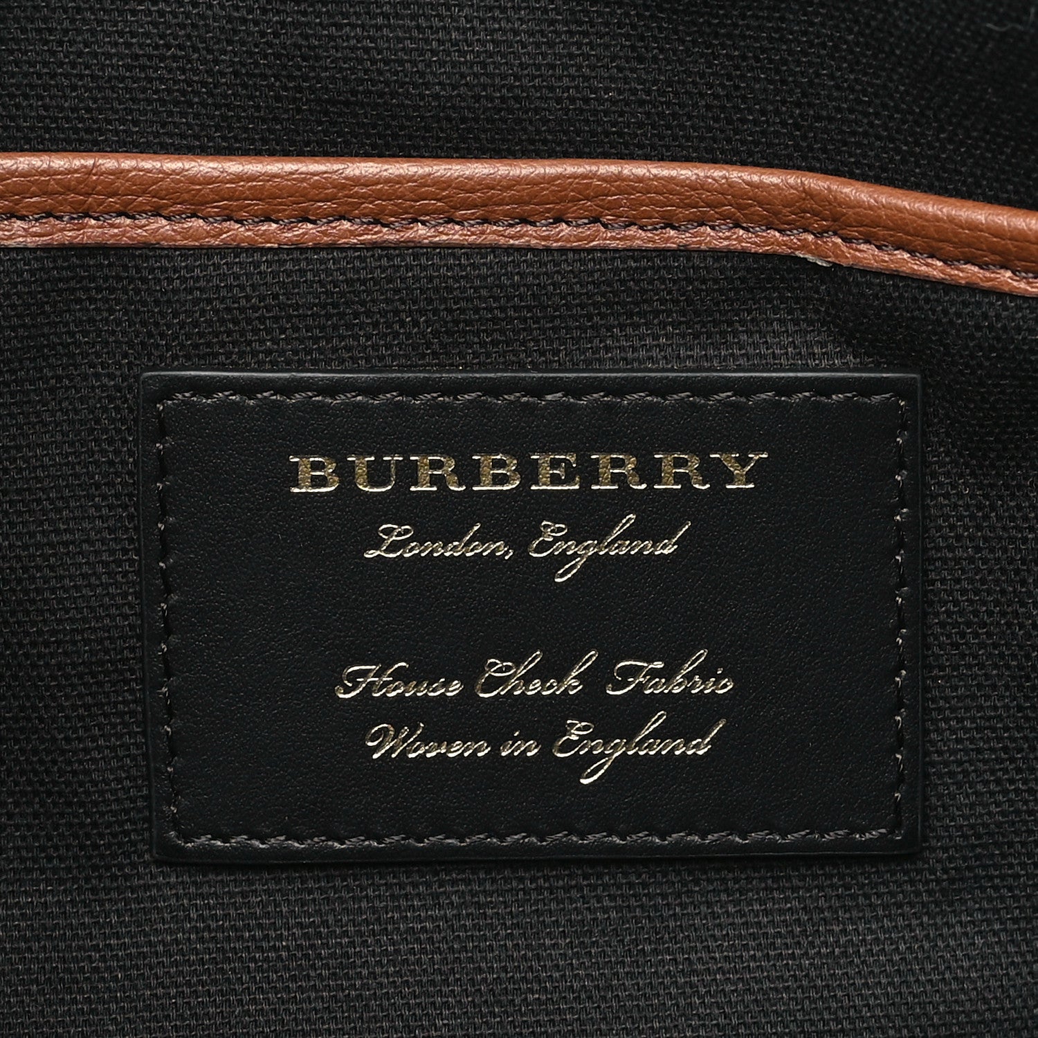 Burberry Derby House Check Abingdon Convertible Clutch Tan 6 of 9