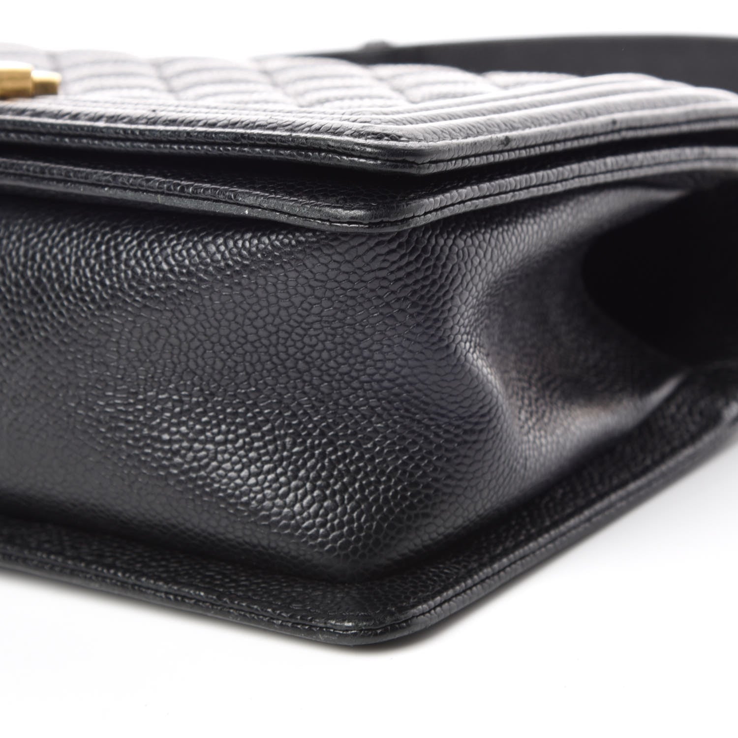 Chanel Caviar Quilted Medium Boy Flap Black 7 of 9