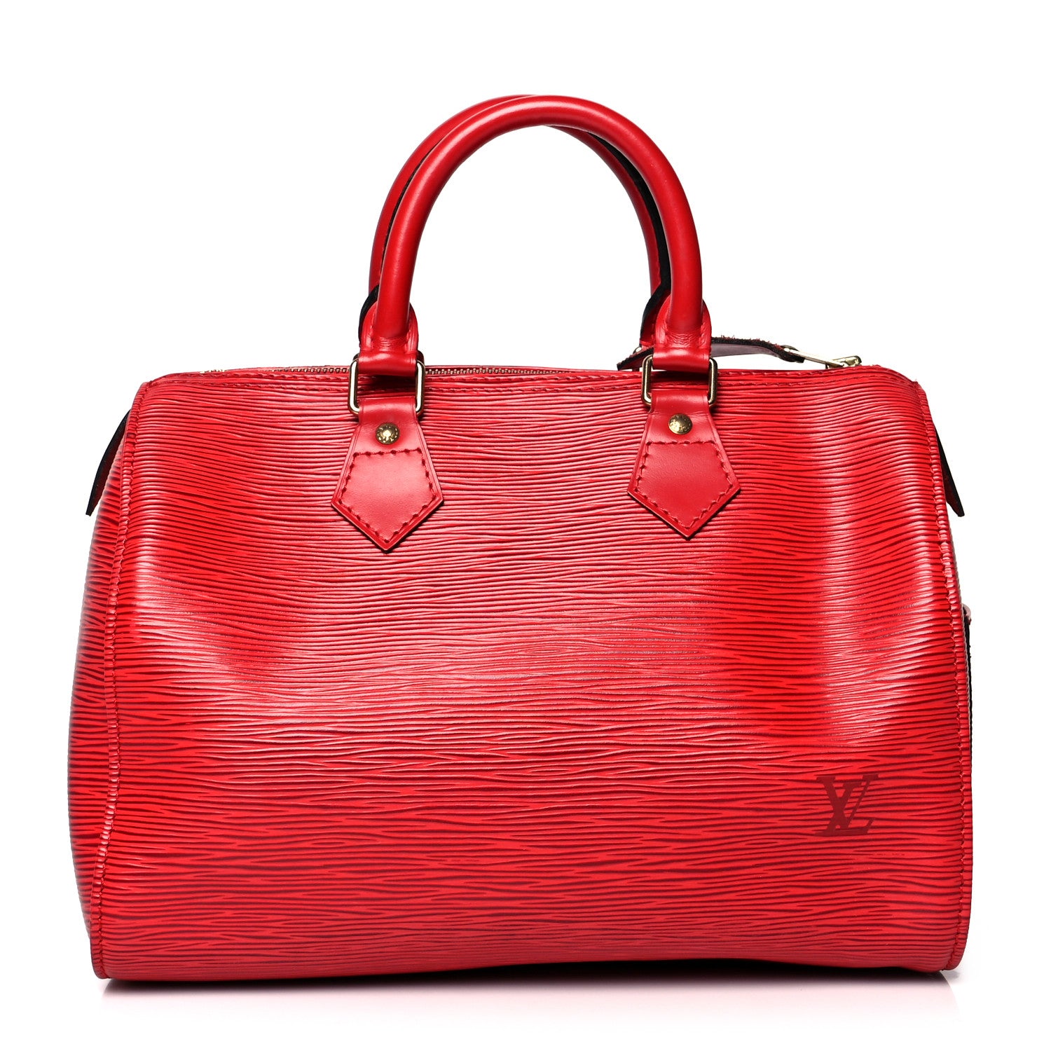 Louis Vuitton Epi Speedy 25 Castillan Red 1 of 13