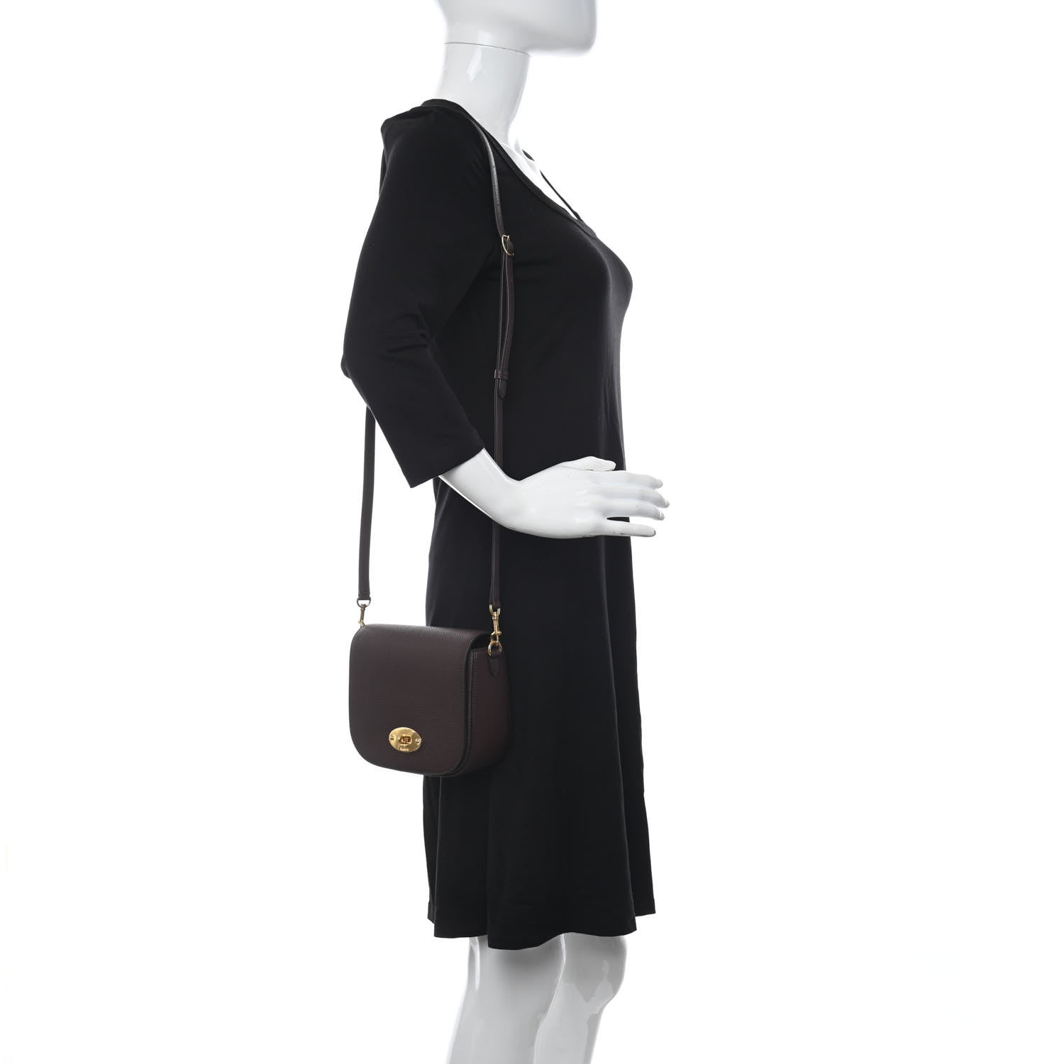 Mulberry Classic Grained Calfskin Small Darley Satchel Oxblood 2 of 11