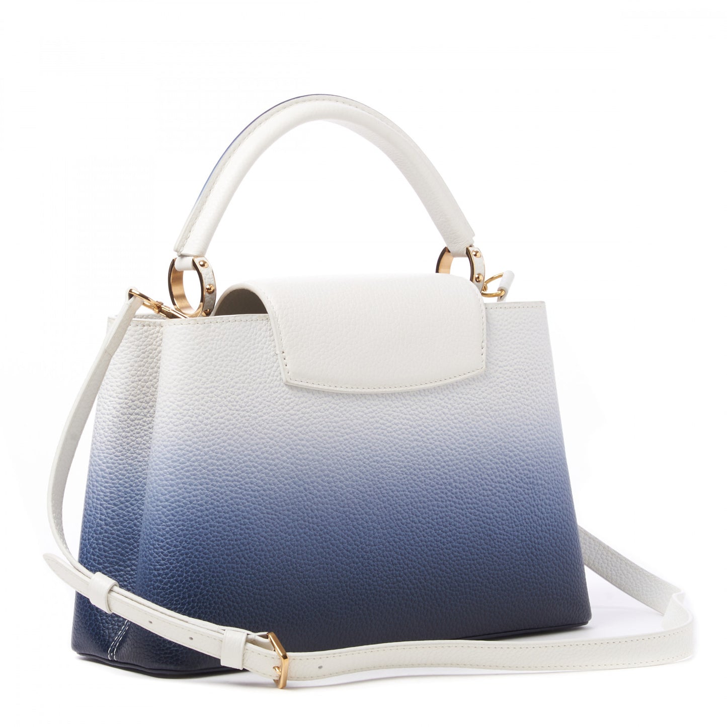 Taurillon Capucines PM Blue Marine