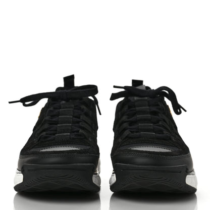 Chanel Velvet Calfskin Mixed Fibers CC Sneakers 38 Black 2 of 10