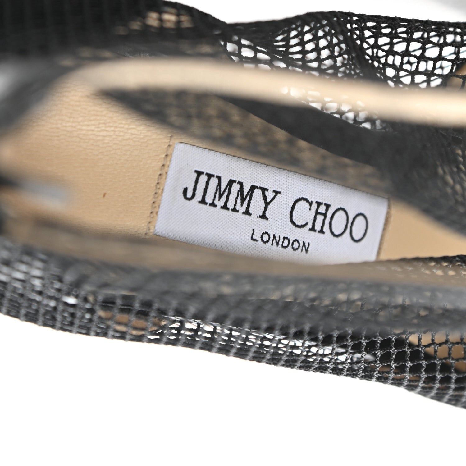 Jimmy Choo Mesh Patent Kix 100 Boots 38 Black 8 of 8
