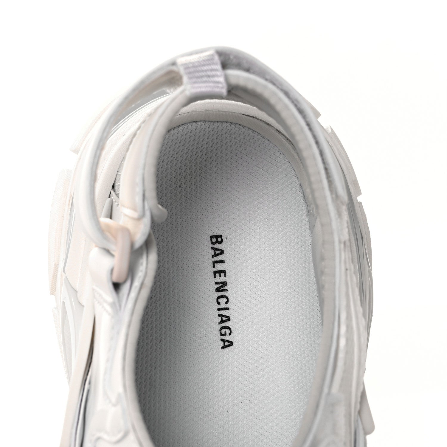 Balenciaga Neoprene Rubber Womens Track Sandals 38 White 7 of 9