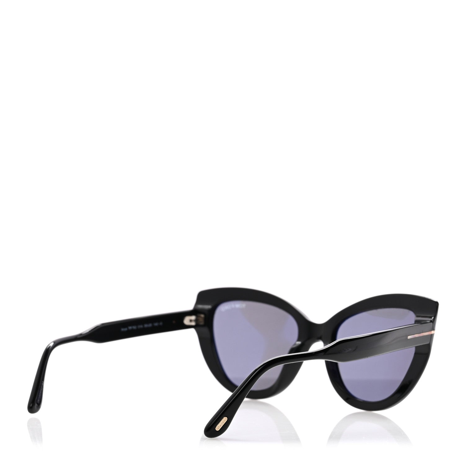 Tom Ford Acetate Anya Cat Eye Sunglasses TF762 Black 4 of 8