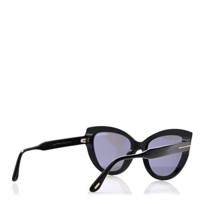 Tom Ford Acetate Anya Cat Eye Sunglasses TF762 Black 4 of 8