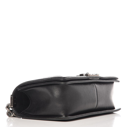 Chanel Calfskin Double Stitch Medium Boy Flap Black 4 of 8