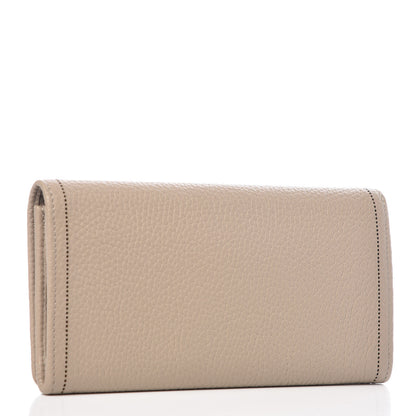 Balenciaga Veau Grana Perforated Blackout Hardware Money Wallet Gris Cendre 3 of 8