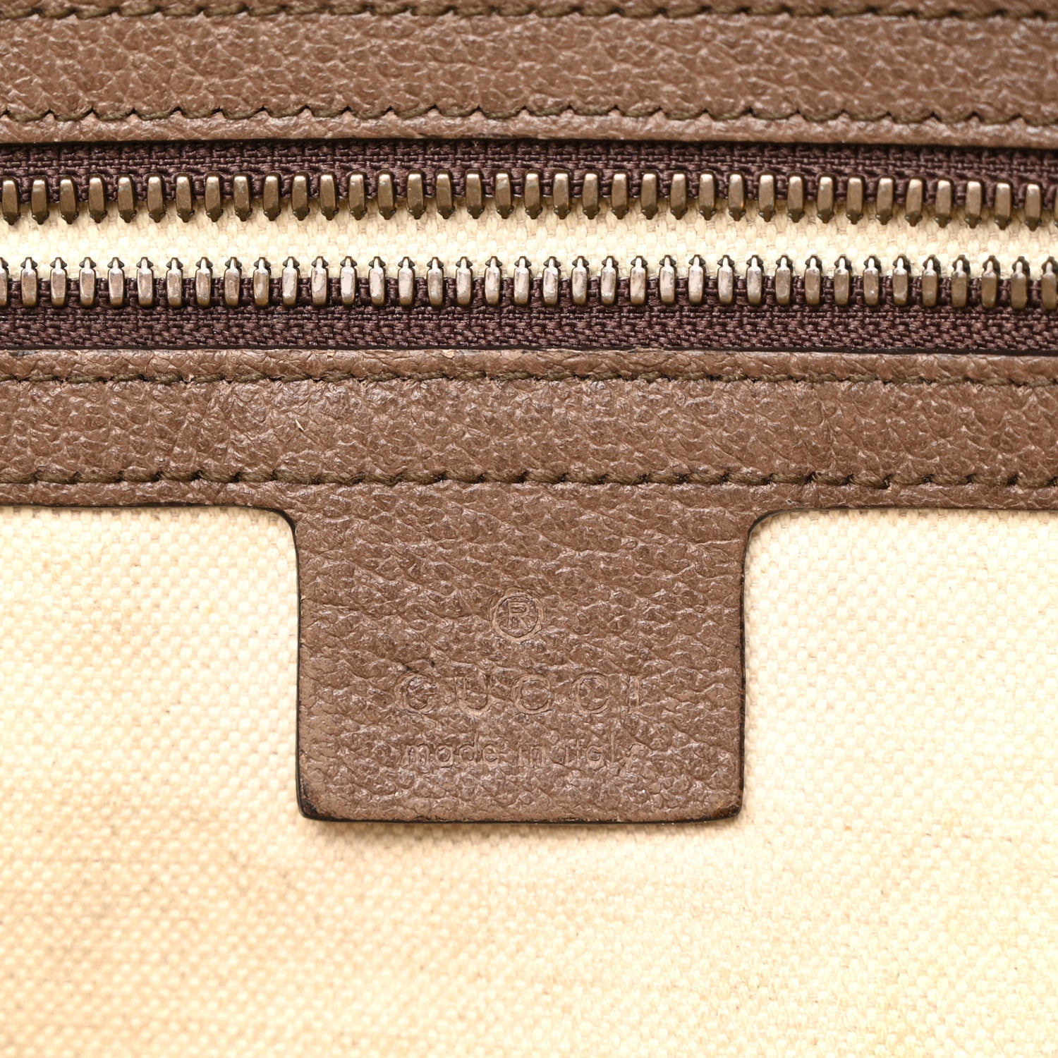 Gucci GG Supreme Monogram Web Small Ophidia Half Moon Hobo Brown 6 of 11