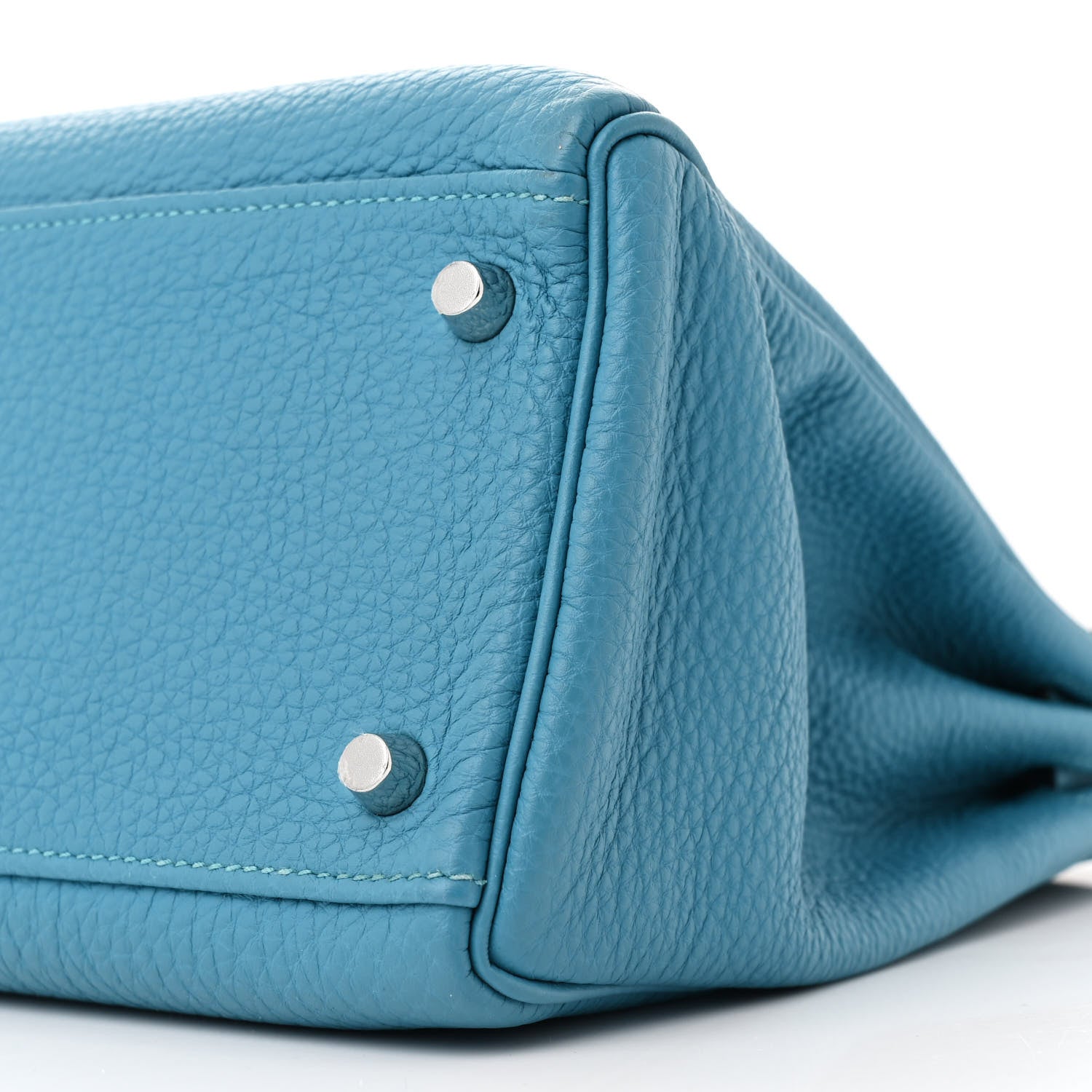 Hermes Togo Kelly Retourne 32 Turquoise 10 of 10