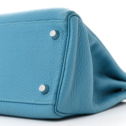 Hermes Togo Kelly Retourne 32 Turquoise 10 of 10