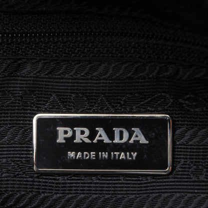 Prada Nylon Vela Medium Cinch Backpack Black 6 of 7