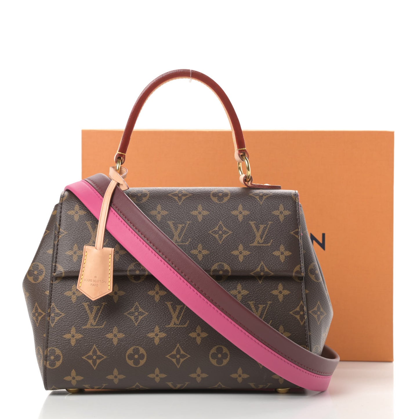 Monogram Cluny BB Bordeaux Fuchsia