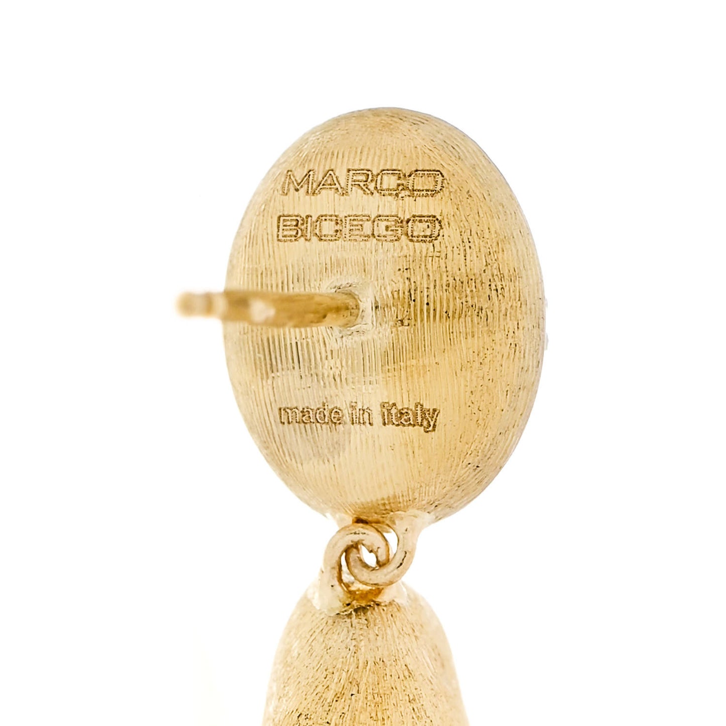 18K Yellow Gold Diamond Siviglia Drop Earrings