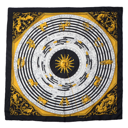 Hermes Silk Dies et Hore Scarf 90 2 of 6
