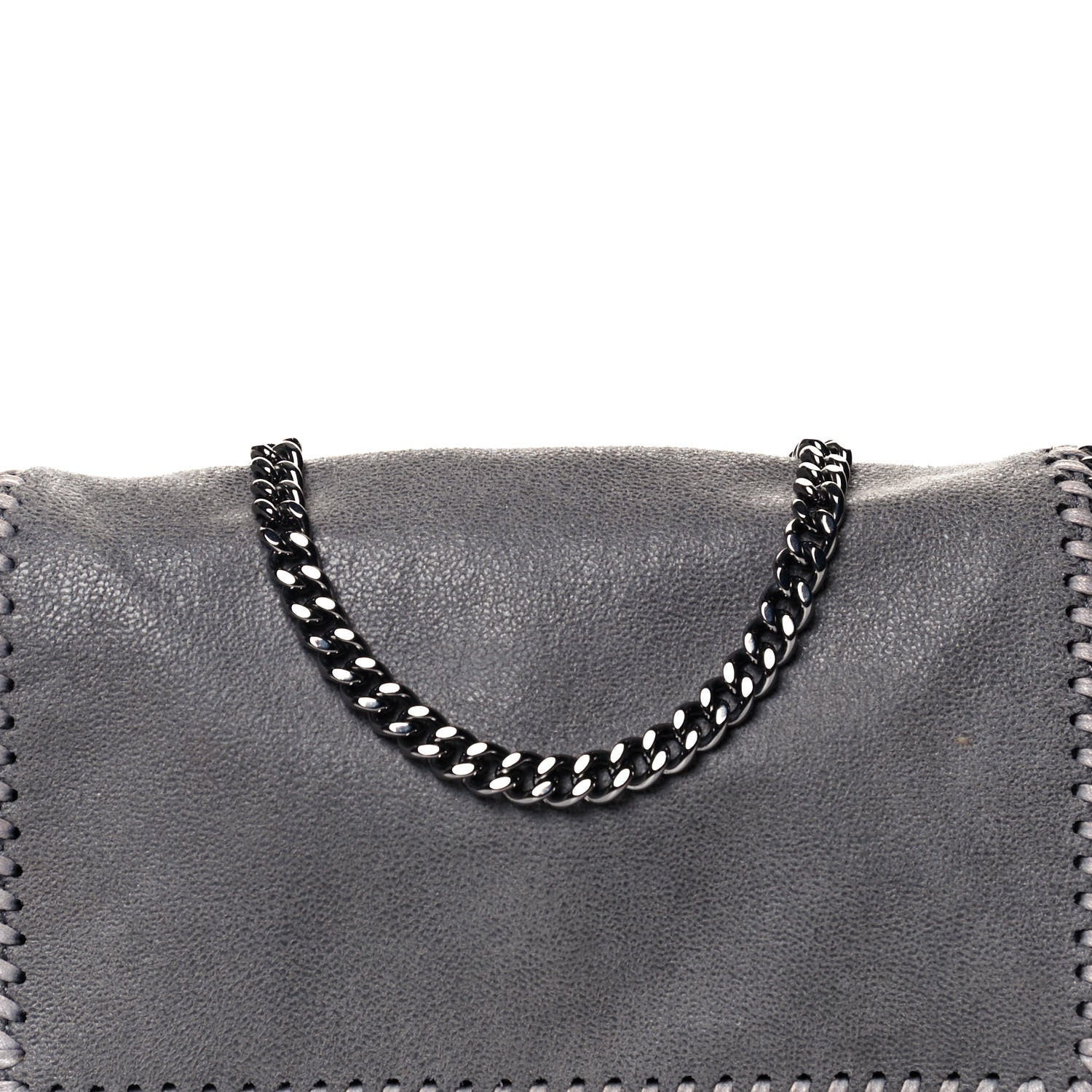 Stella McCartney Shaggy Deer Falabella Crossbody Bag Light Grey 8 of 10