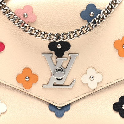 Louis Vuitton Soft Calfskin Mylockme BB Fleurs Multicolor 7 of 9