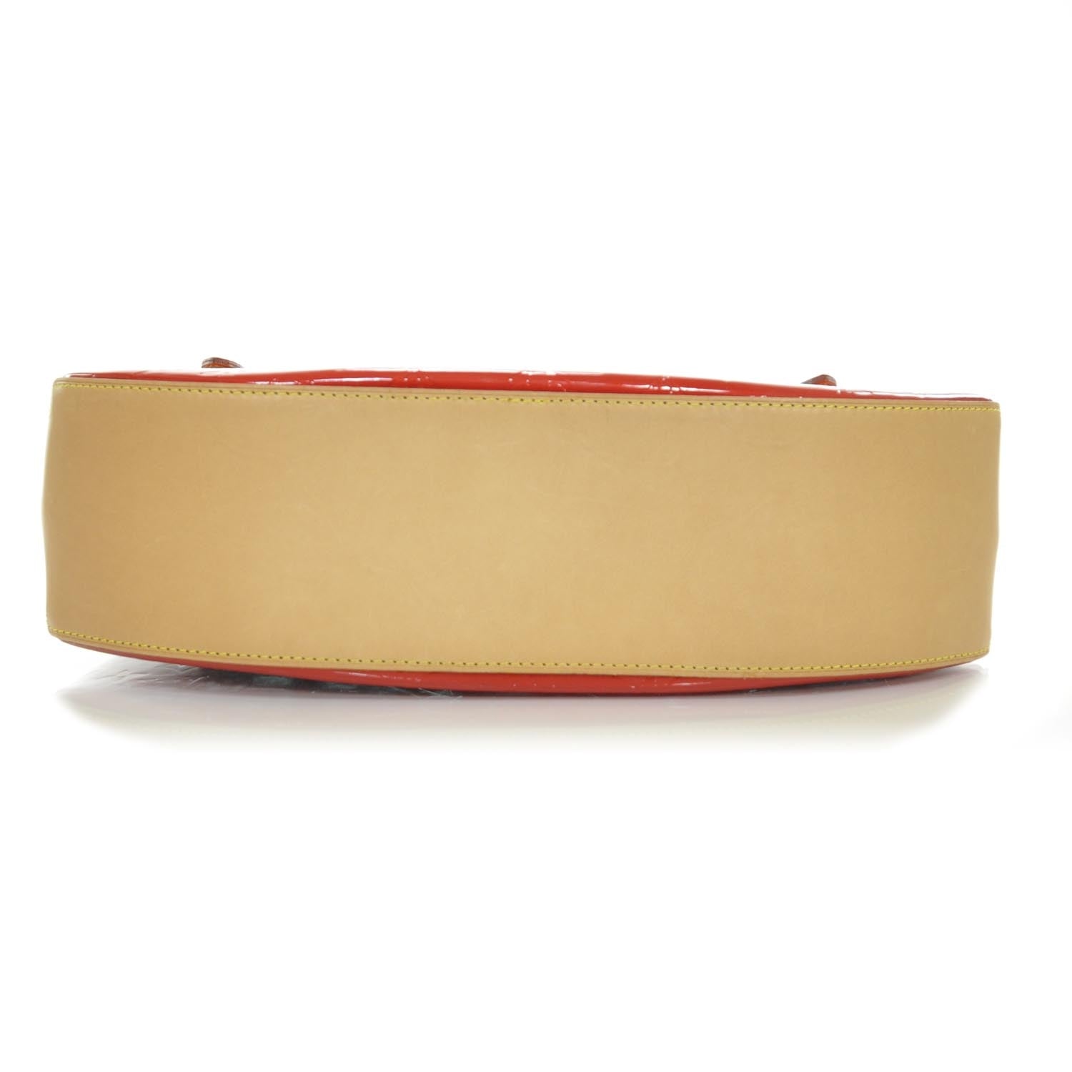 Louis Vuitton Vernis Biscayne Bay GM Rouge 4 of 8