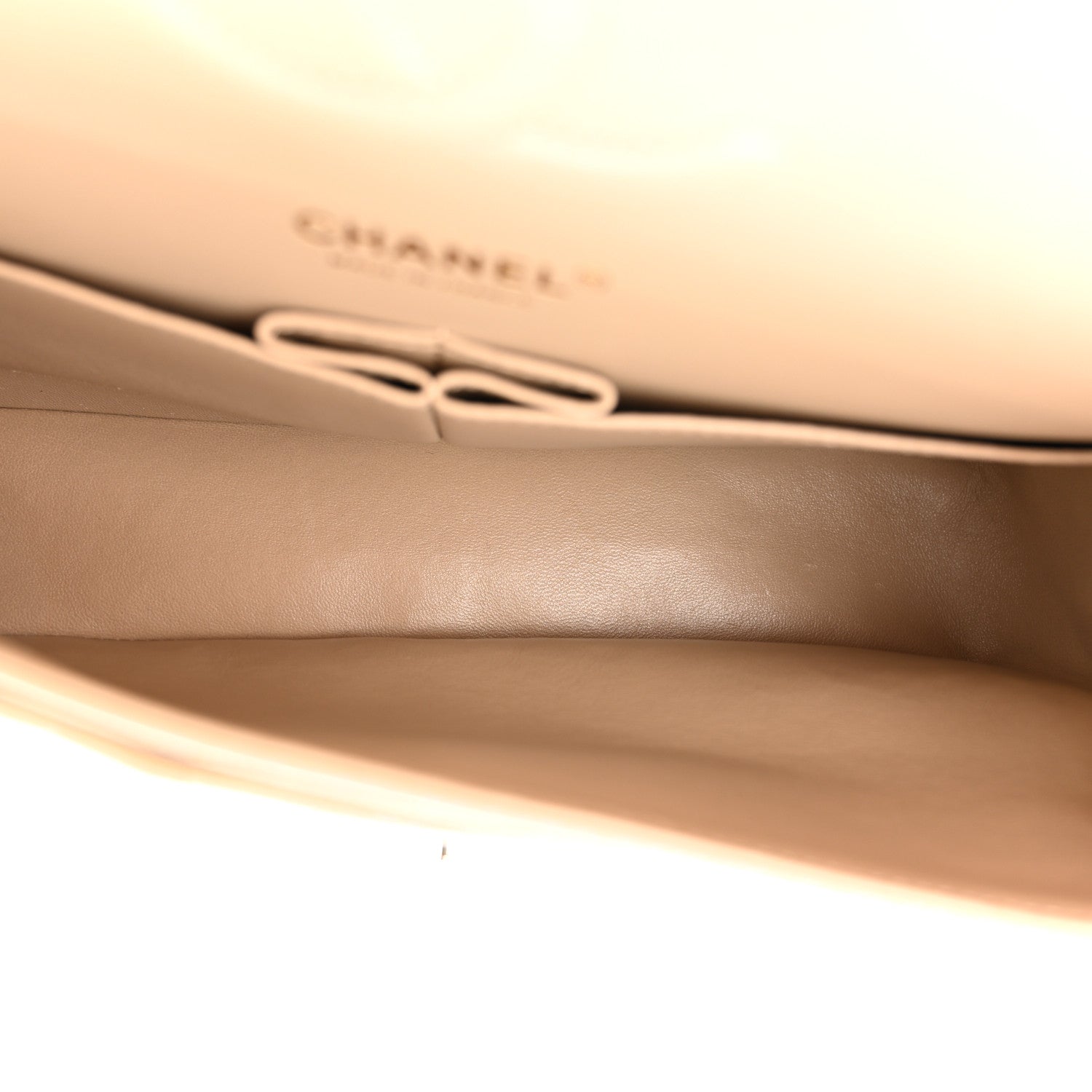 Chanel Iridescent Caviar Quilted Medium Double Flap Dark Beige 5 of 11