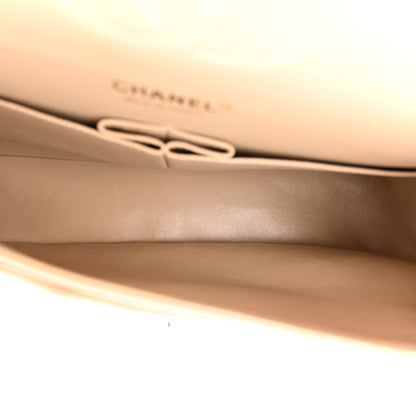 Chanel Iridescent Caviar Quilted Medium Double Flap Dark Beige 5 of 11