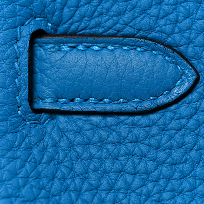 Hermes Togo Birkin 25 Bleu Zanzibar 34 of 36