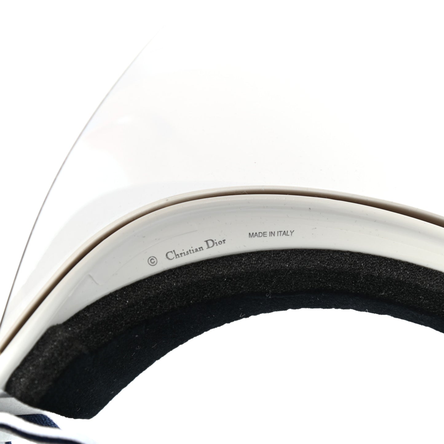 Mirrored DiorClub1 Sun Visor Navy