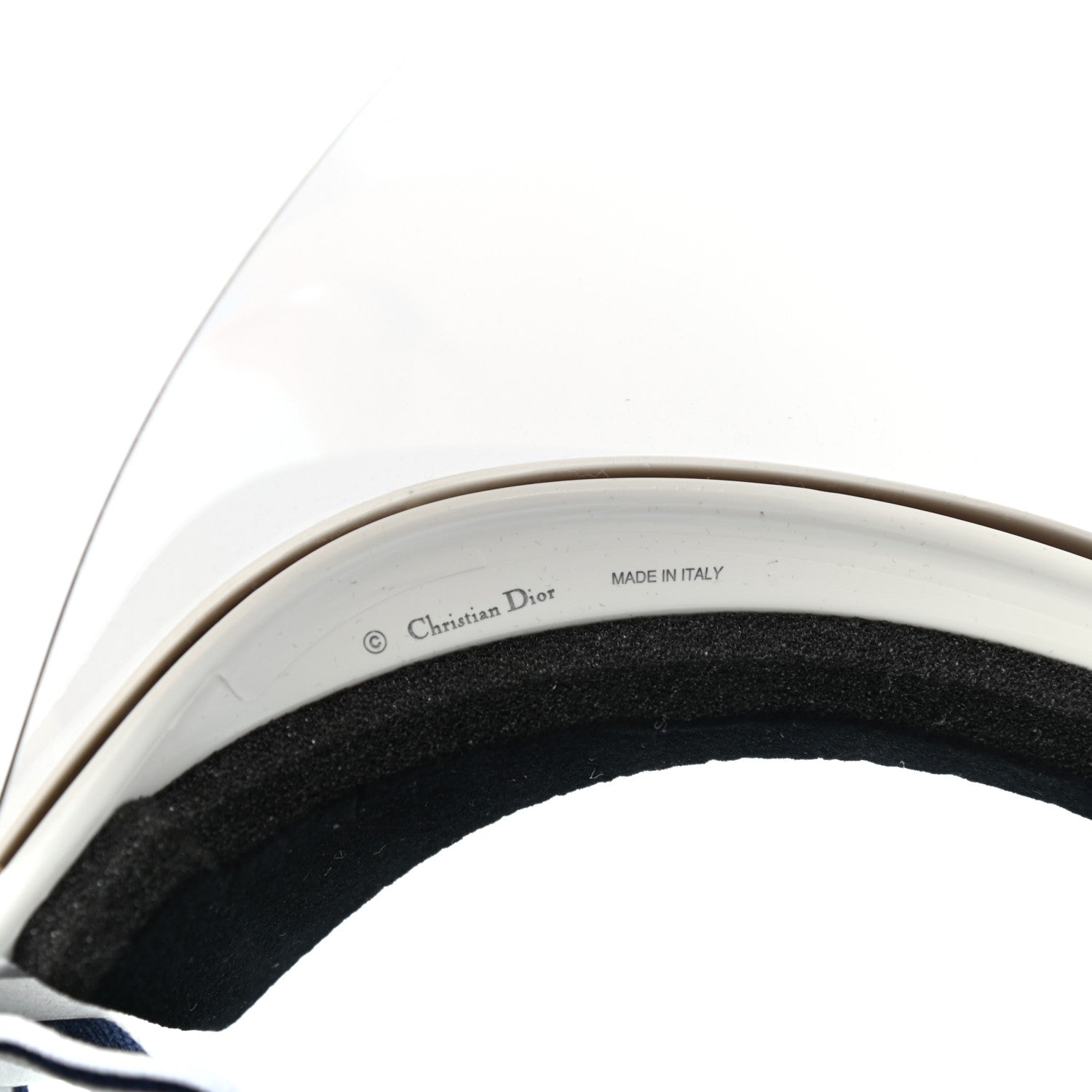 Christian Dior Mirrored DiorClub1 Sun Visor Navy 4 of 4
