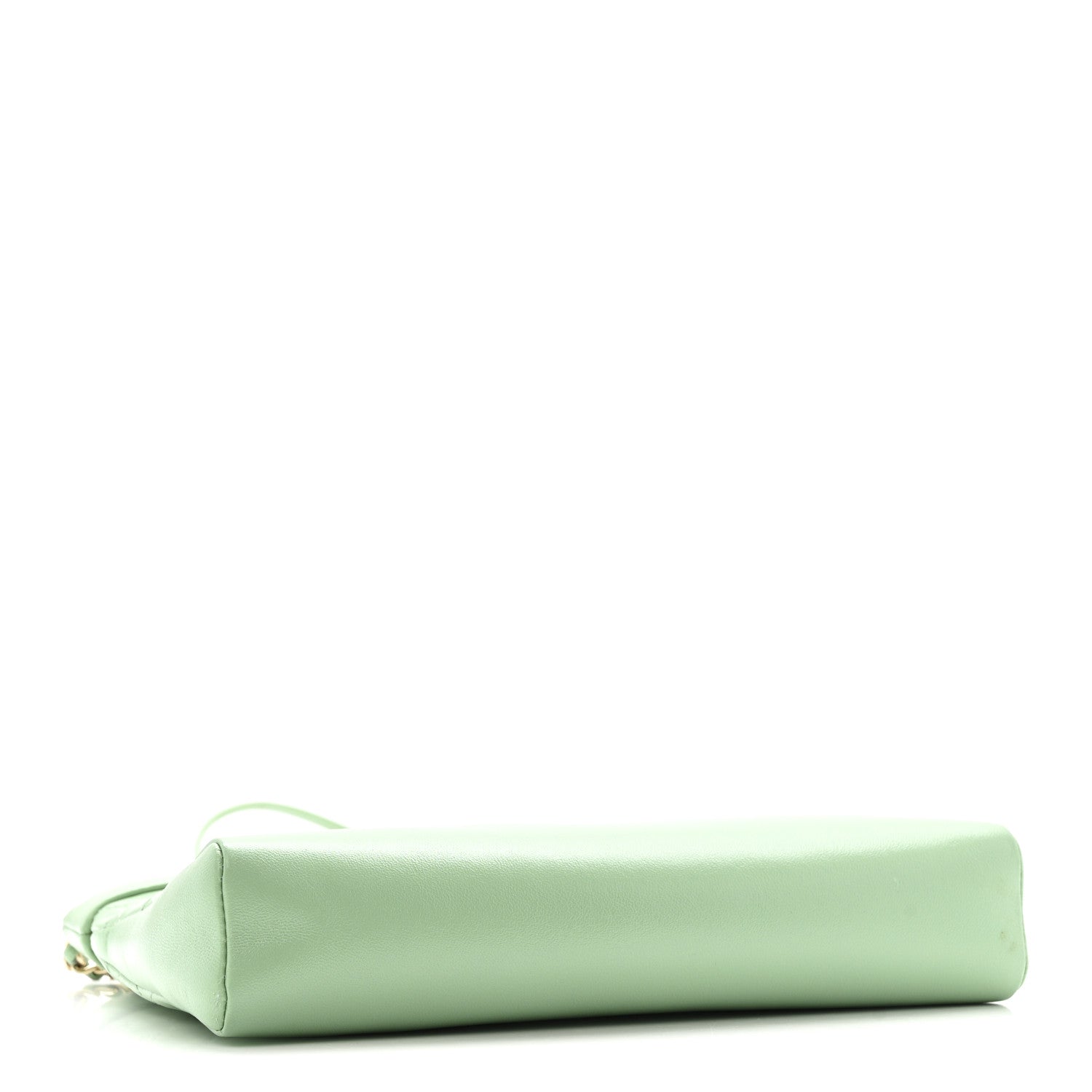Chanel Shiny Lambskin Quilted Mini 31 Shopping Bag Light Green 4 of 14