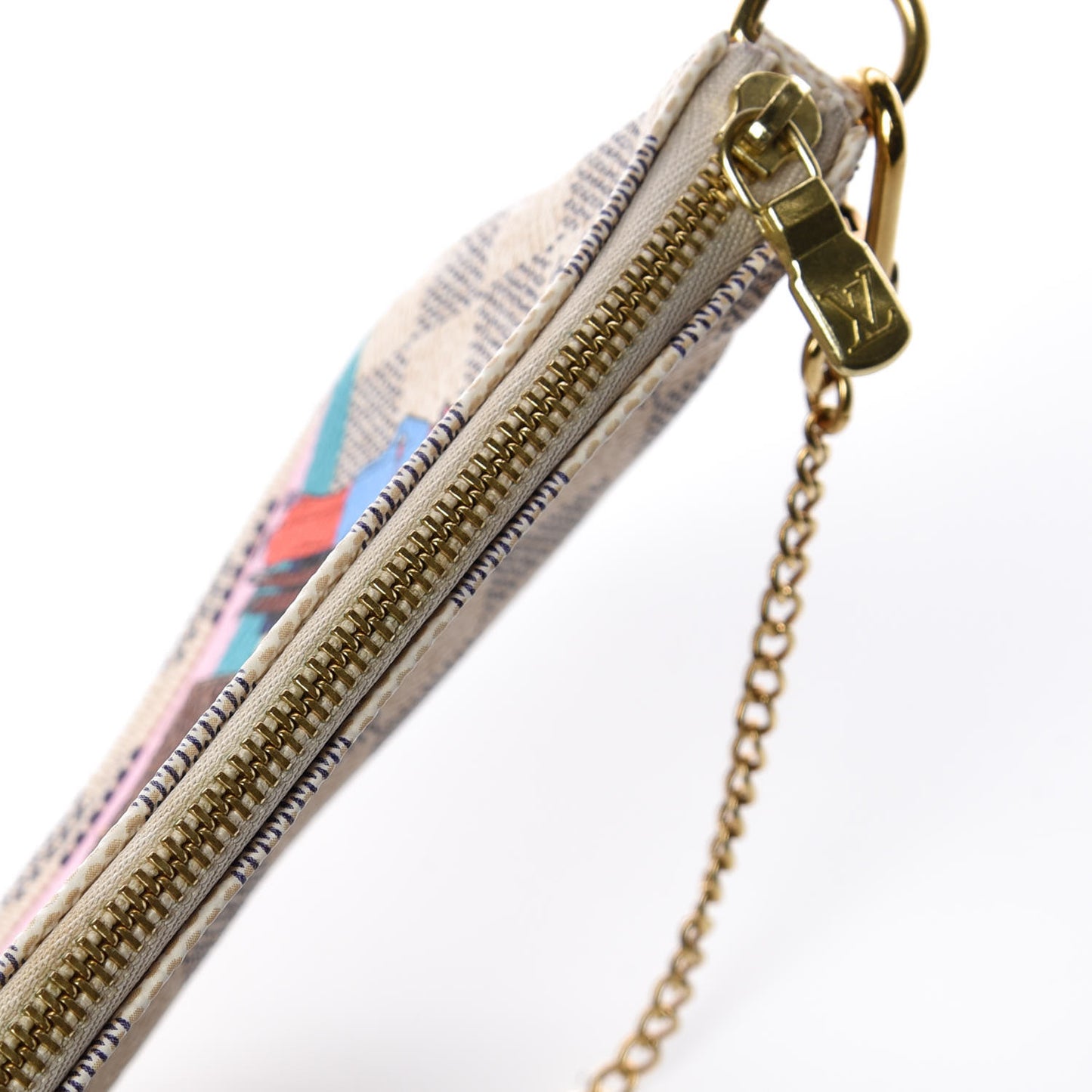 Damier Azur 2016 Christmas Animation Mini Pochette Accessories