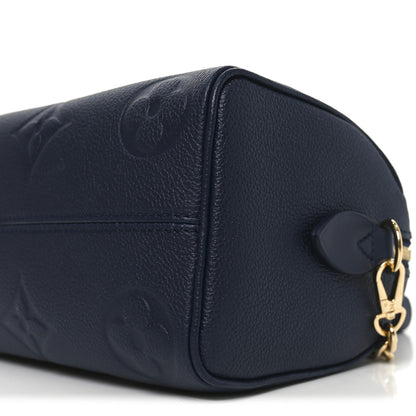 Louis Vuitton Empreinte Monogram Giant Speedy Bandouliere 20 Navy 9 of 10