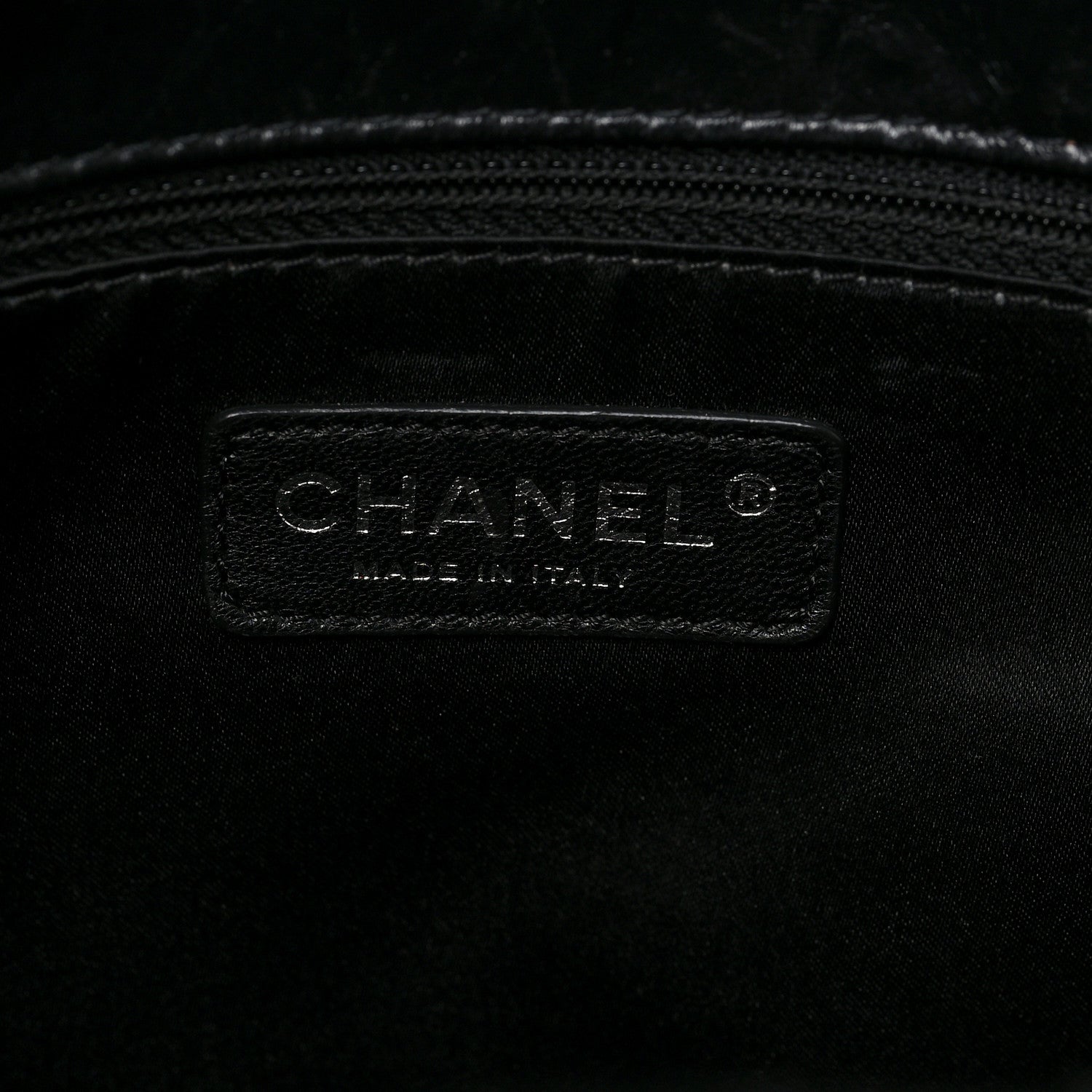 Chanel Glazed Calfskin Twisted Maxi Flap Black 6 of 8