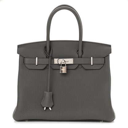 Hermes Togo Birkin 30 Etain 1 of 11