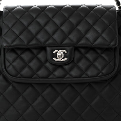 Chanel Calfskin Quilted Flap Tote Black 8 of 10