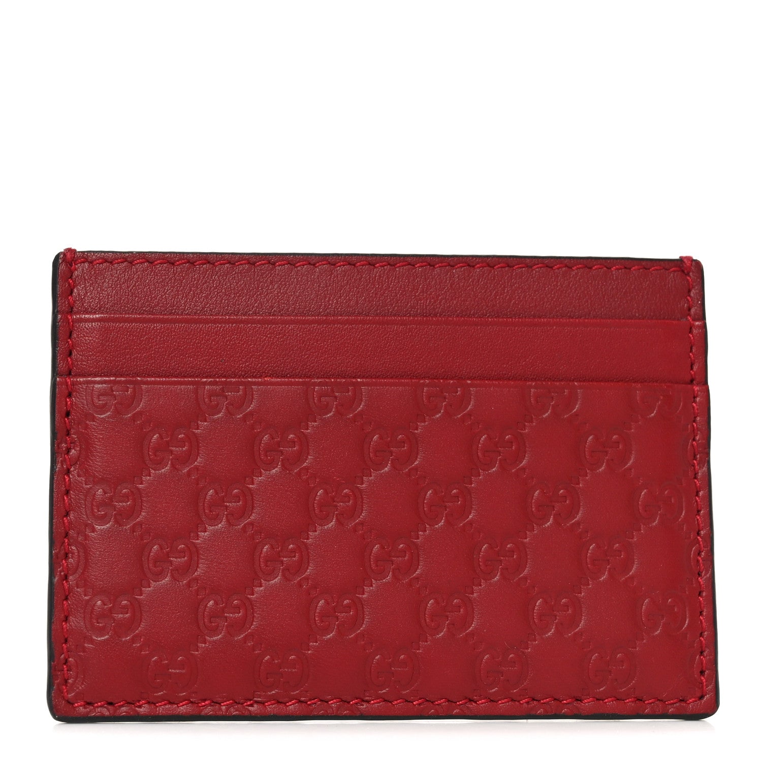 Gucci Microguccissima Card Holder Red 1 of 6