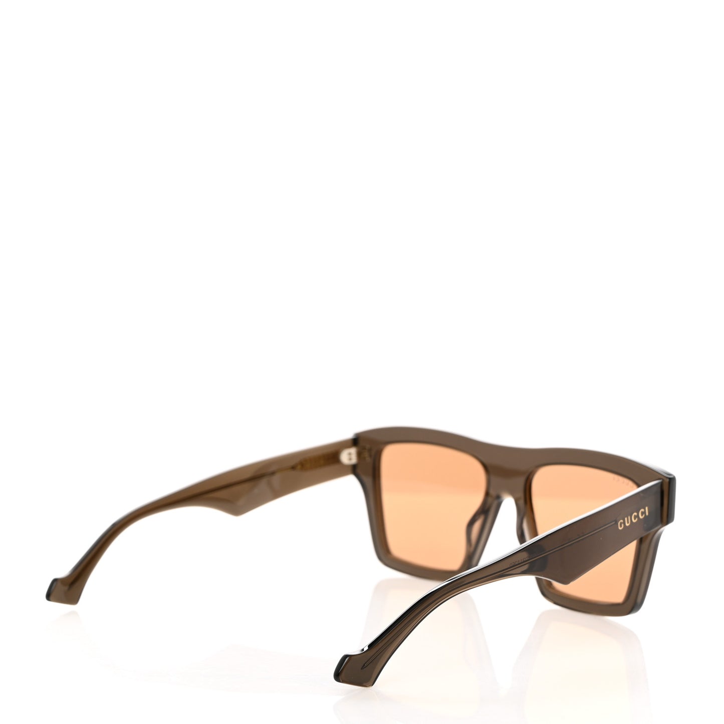 Acetate Rectangle Sunglasses GG0962S Brown