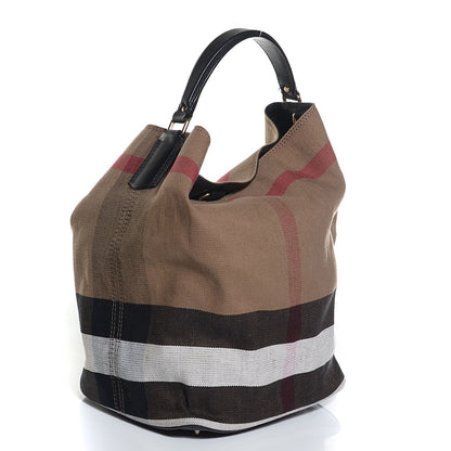 Burberry Canvas Mega Check Medium Ashby Black 3 of 8