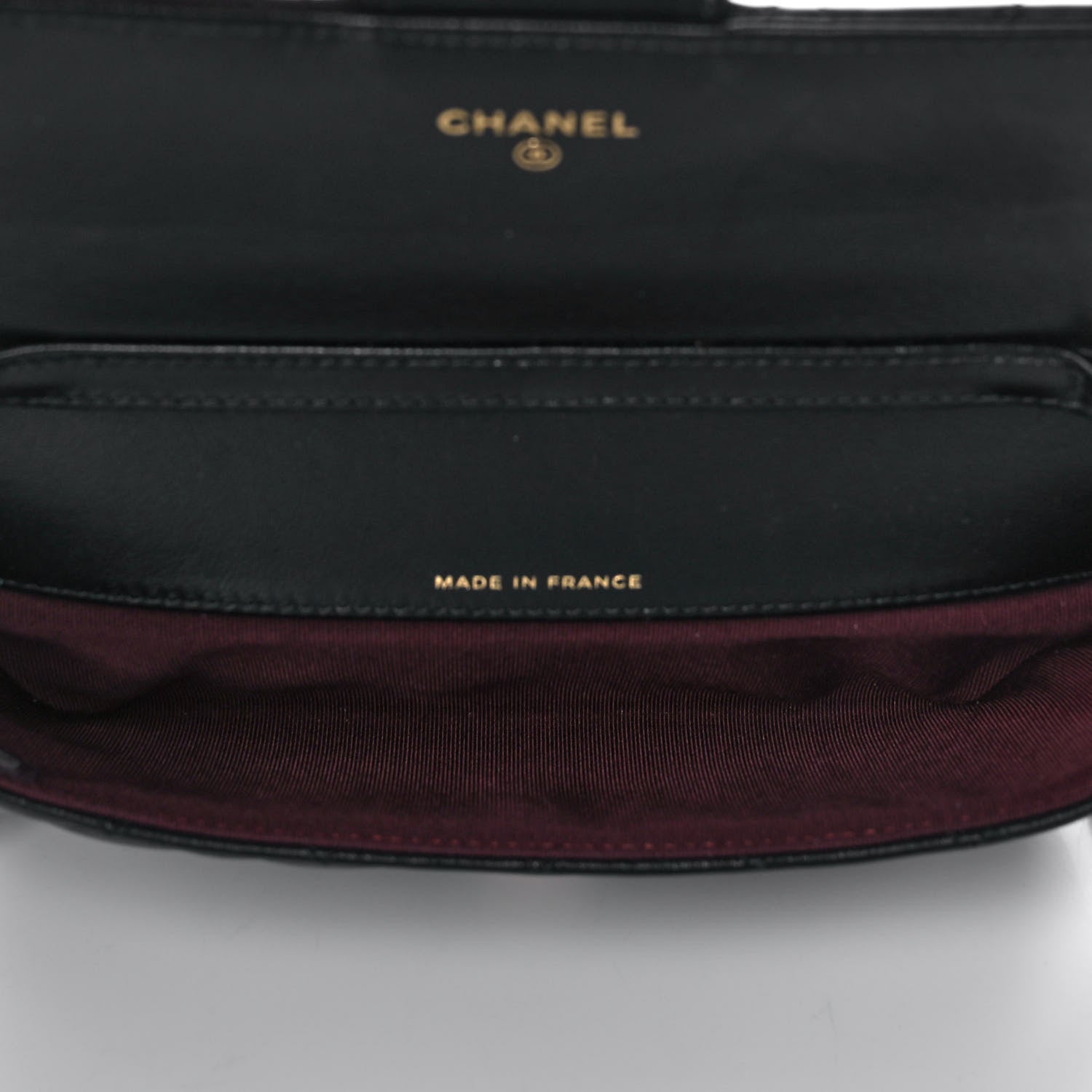 Chanel Lambskin Quilted Glasses Case With Chain Black 5 of 13