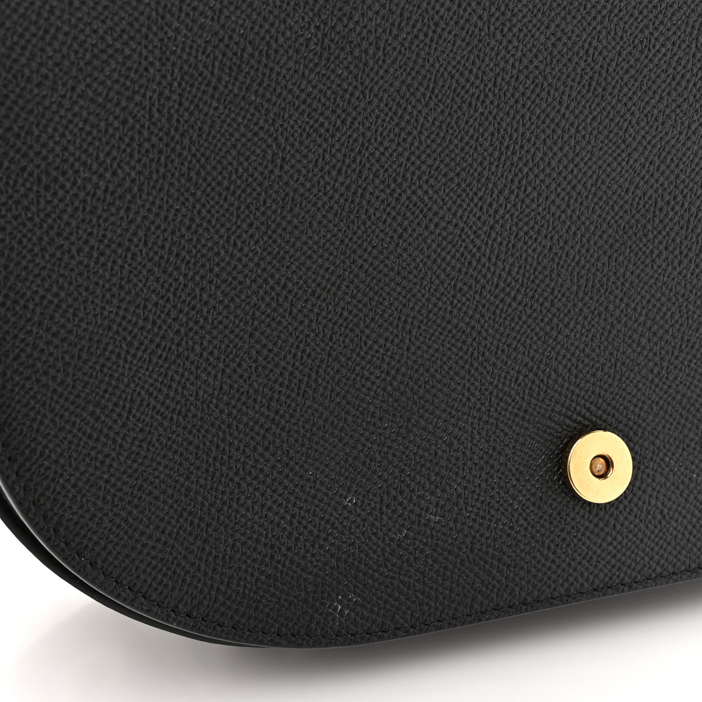 Signature Grained Calfskin Logo Ville Day Bag Black