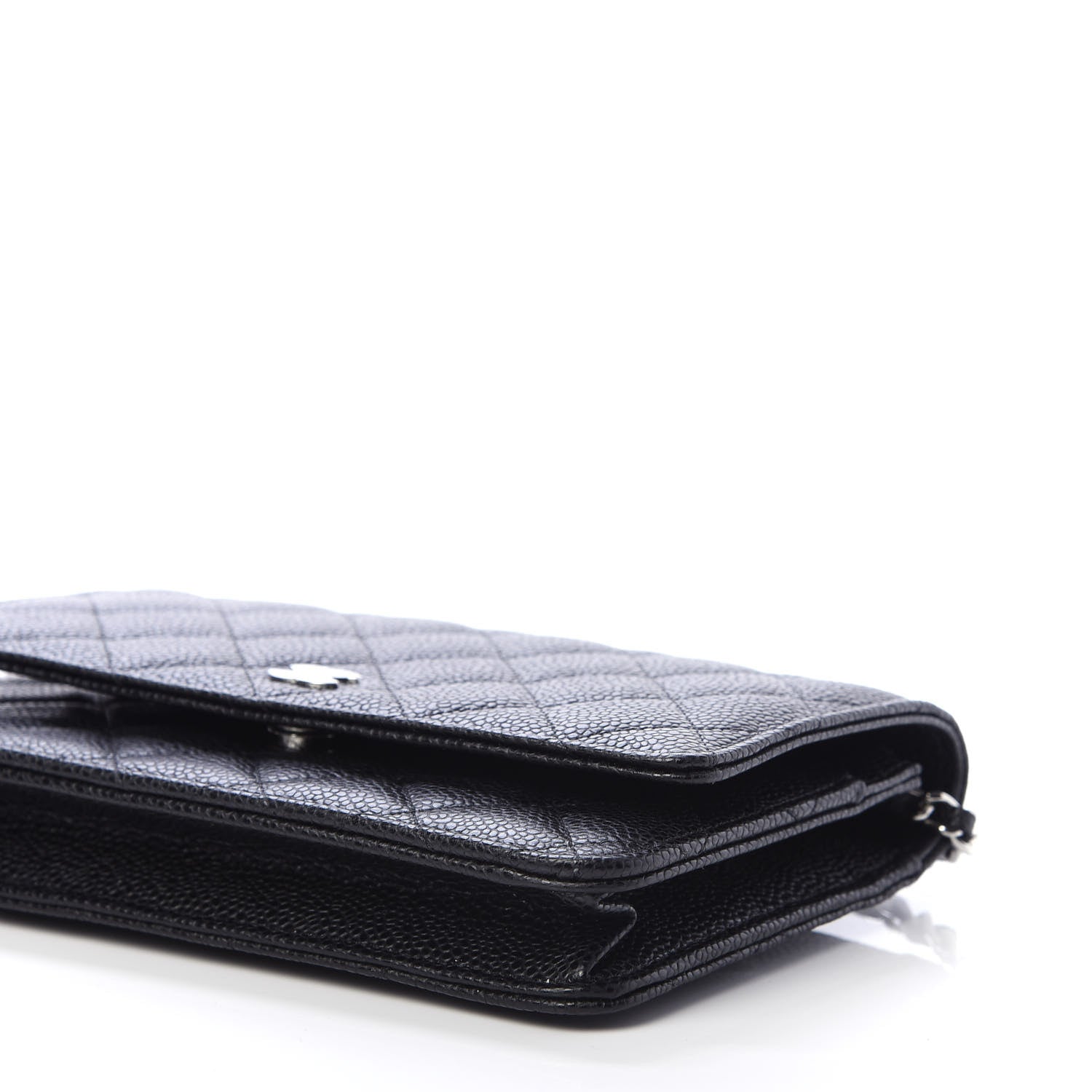 Chanel Caviar Quilted Wallet On Chain WOC Black 7 of 12