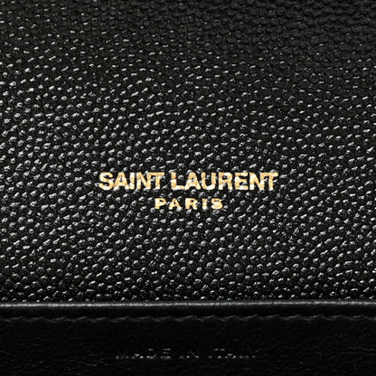 Saint Laurent Grain De Poudre Uptown Chain Wallet Black 5 of 7