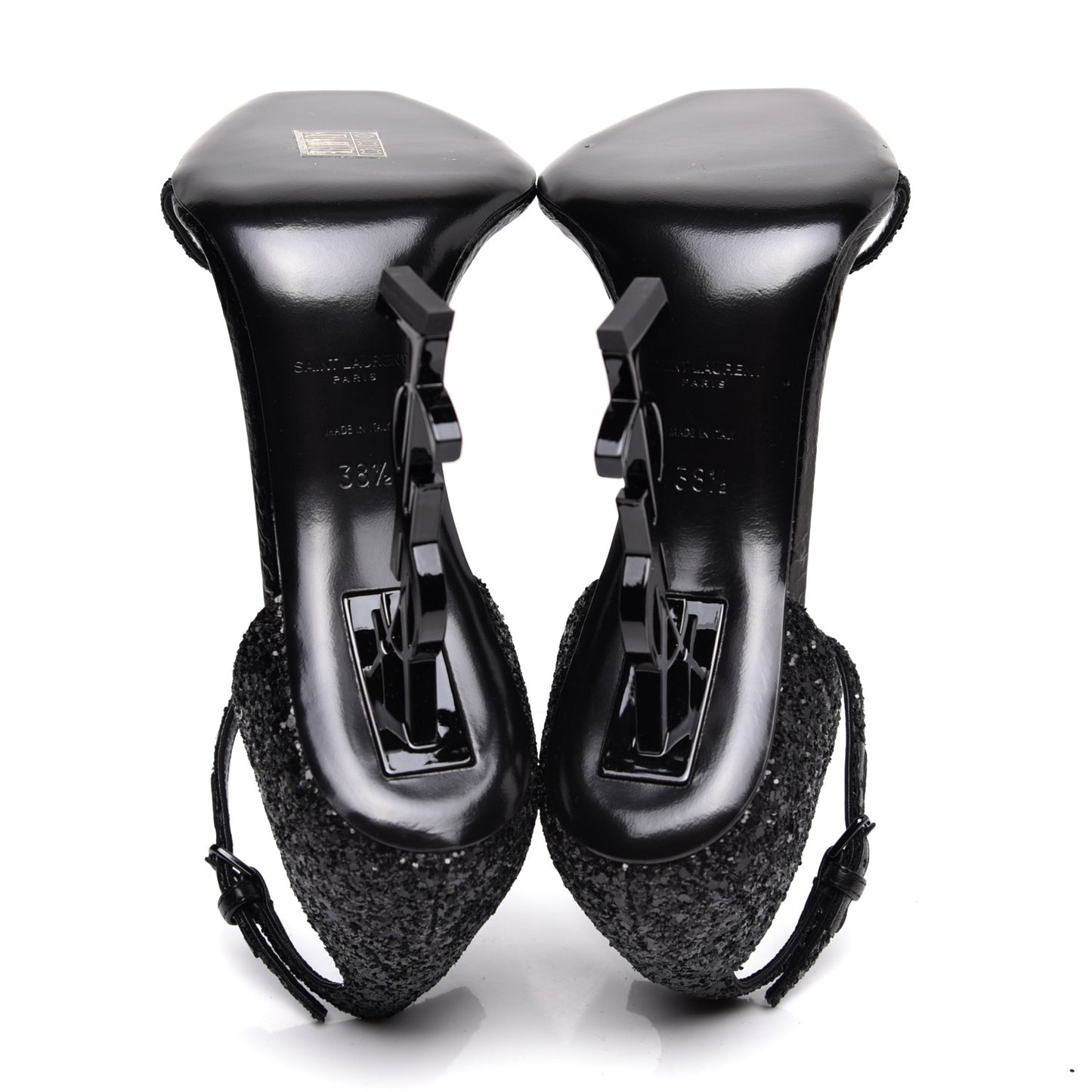 Glitter Opyum Sandals 38.5 Black